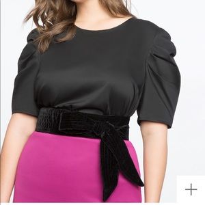 Eloquii Velvet Obi Belt